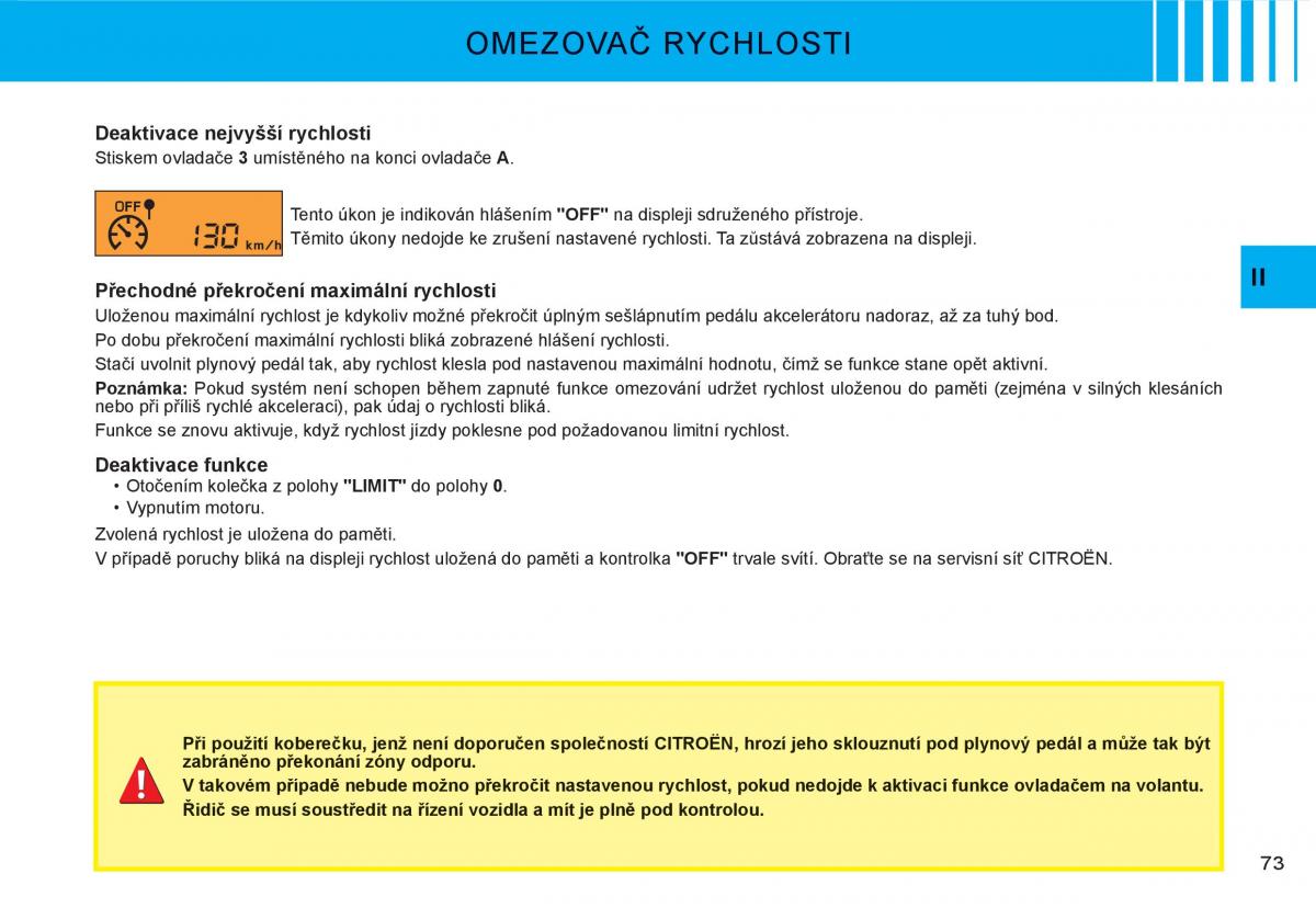 Citroen C3 I 1 navod k obsludze / page 57