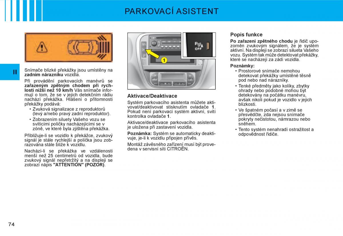 Citroen C3 I 1 navod k obsludze / page 58