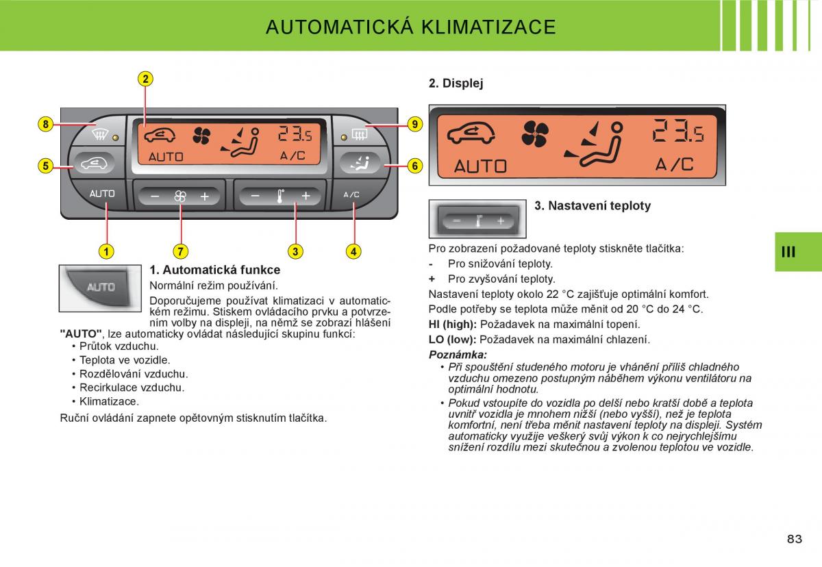 Citroen C3 I 1 navod k obsludze / page 68