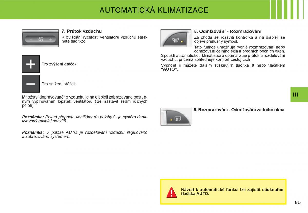 Citroen C3 I 1 navod k obsludze / page 70