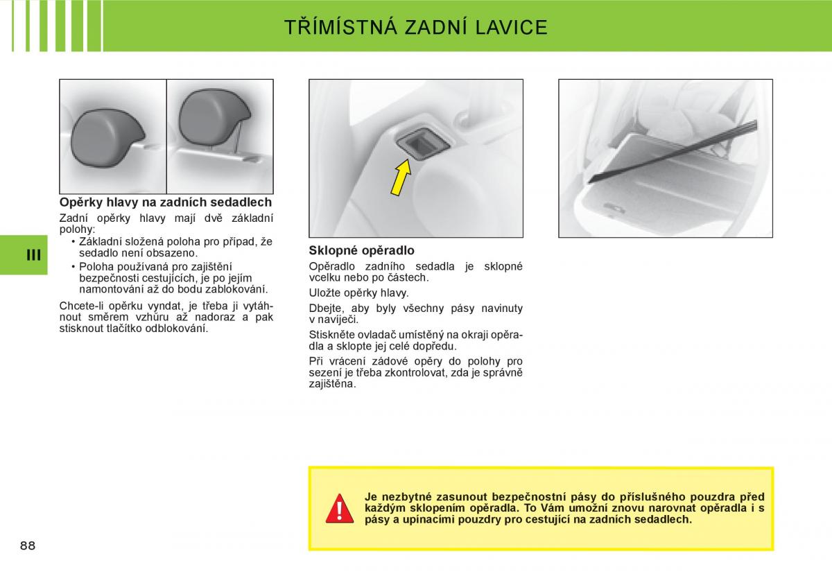 Citroen C3 I 1 navod k obsludze / page 73