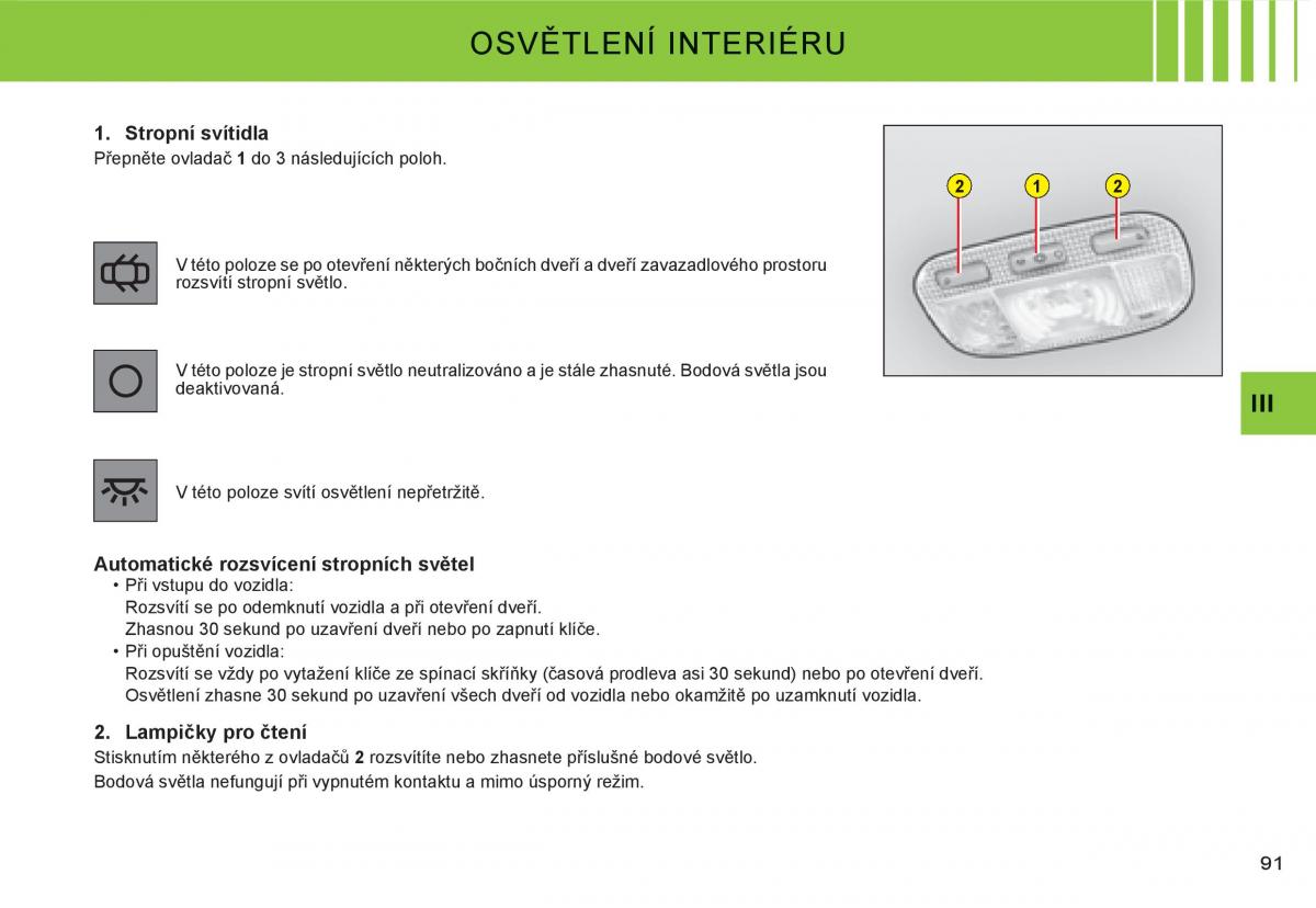 Citroen C3 I 1 navod k obsludze / page 76