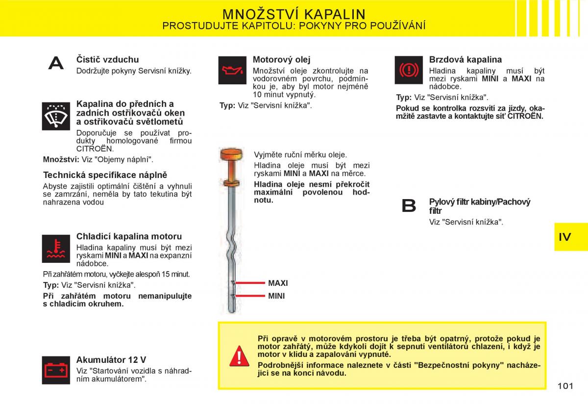 Citroen C3 I 1 navod k obsludze / page 86