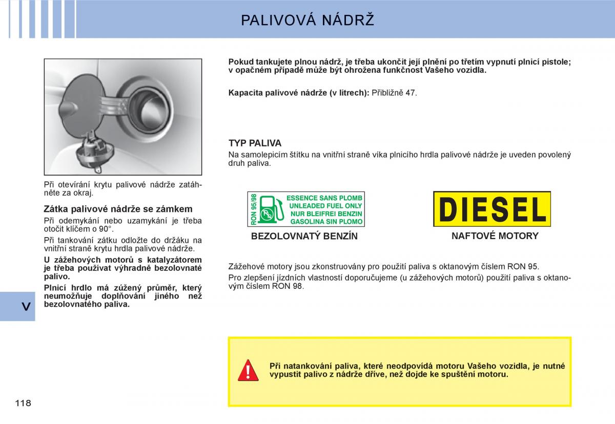 Citroen C3 I 1 navod k obsludze / page 102