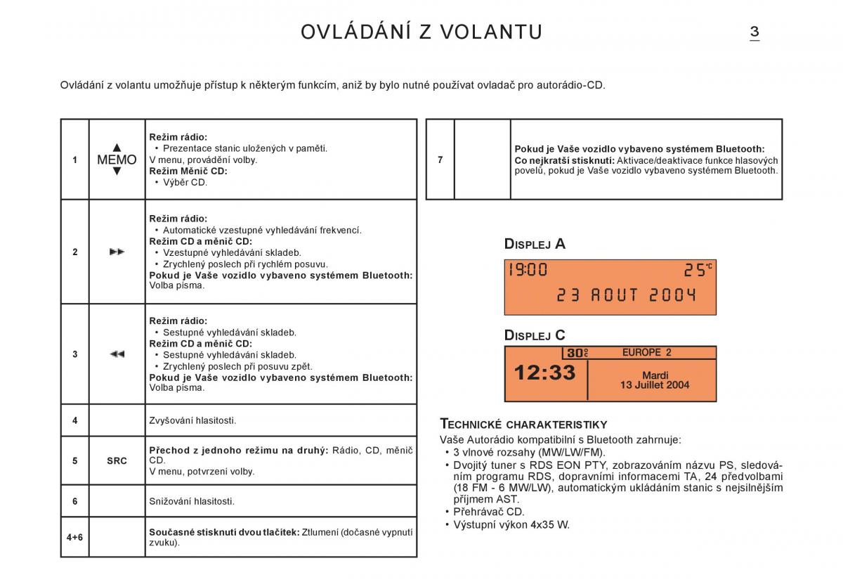 Citroen C3 I 1 navod k obsludze / page 123