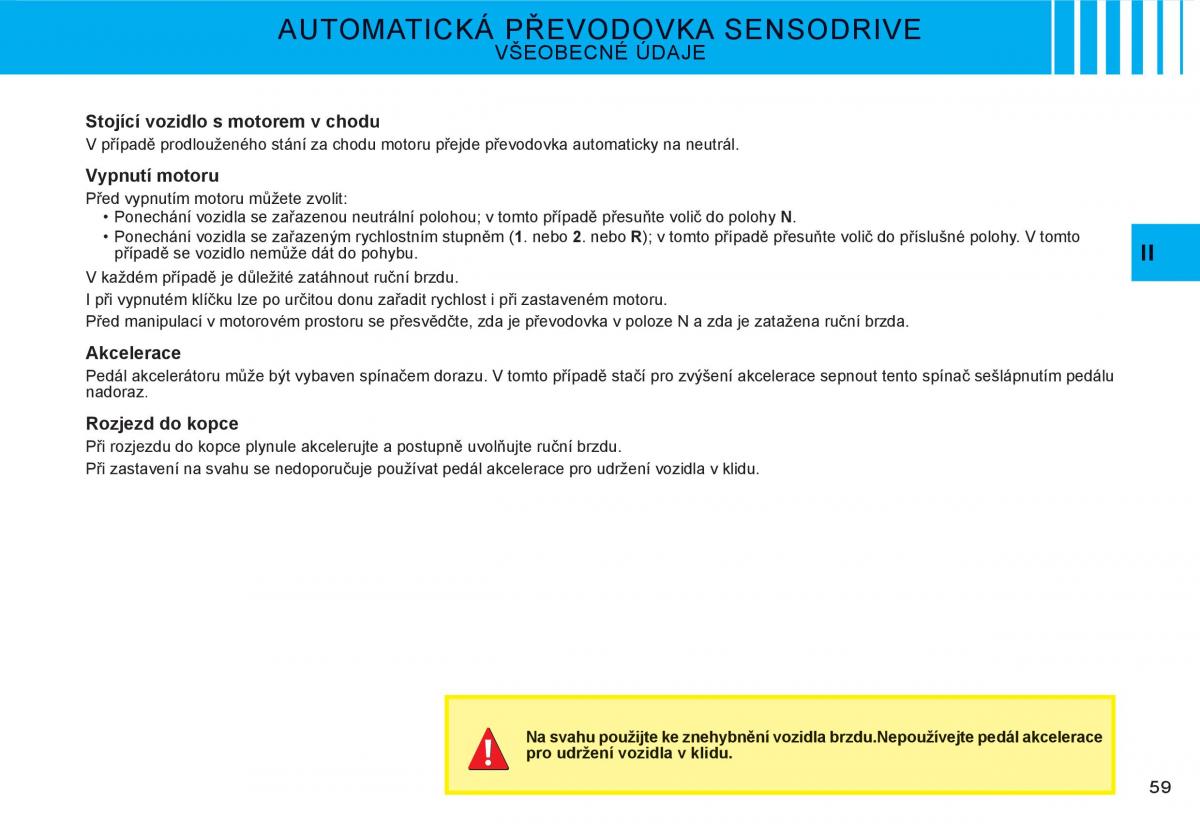 Citroen C3 I 1 navod k obsludze / page 43