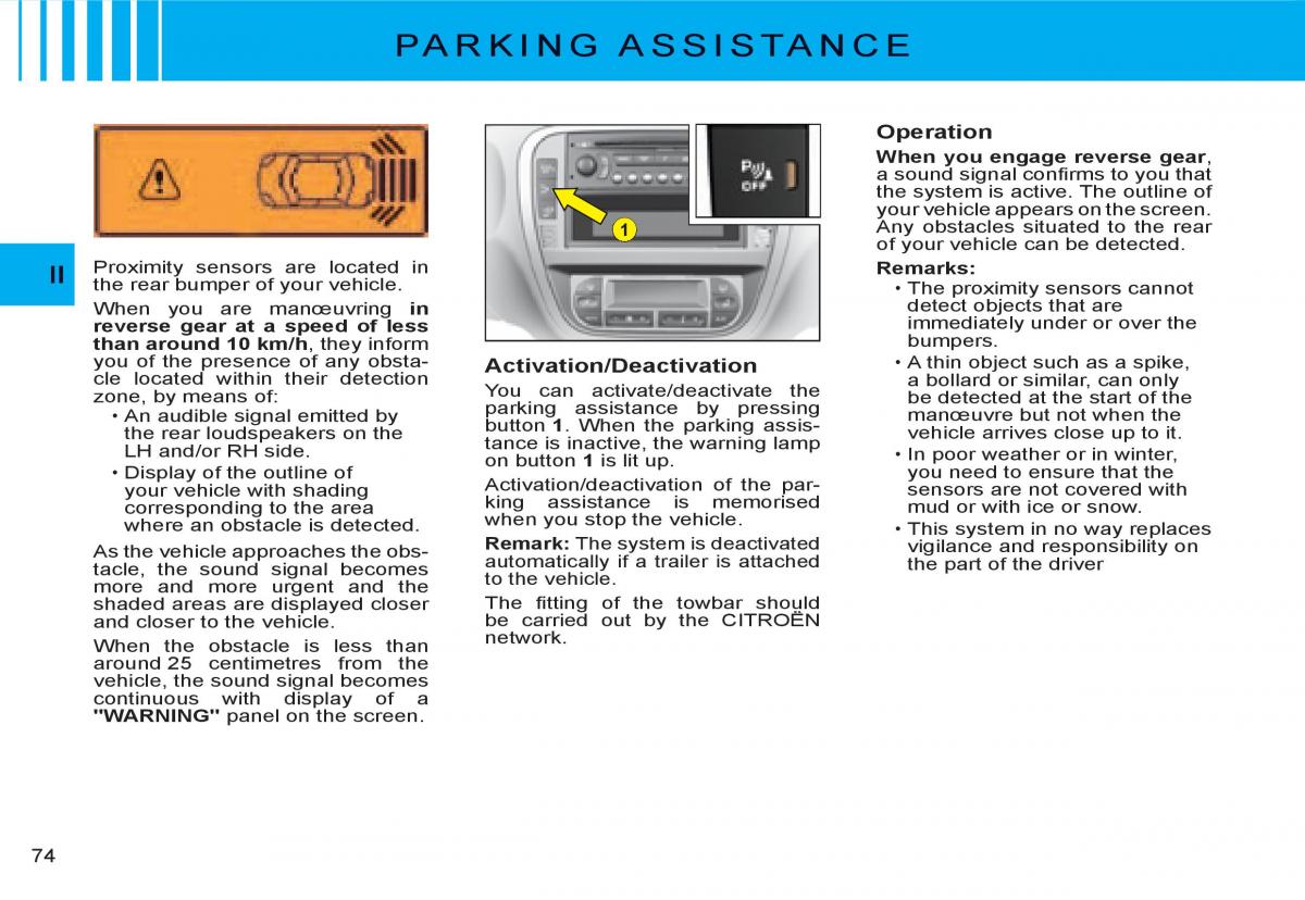 Citroen C3 I 1 owners manual / page 58