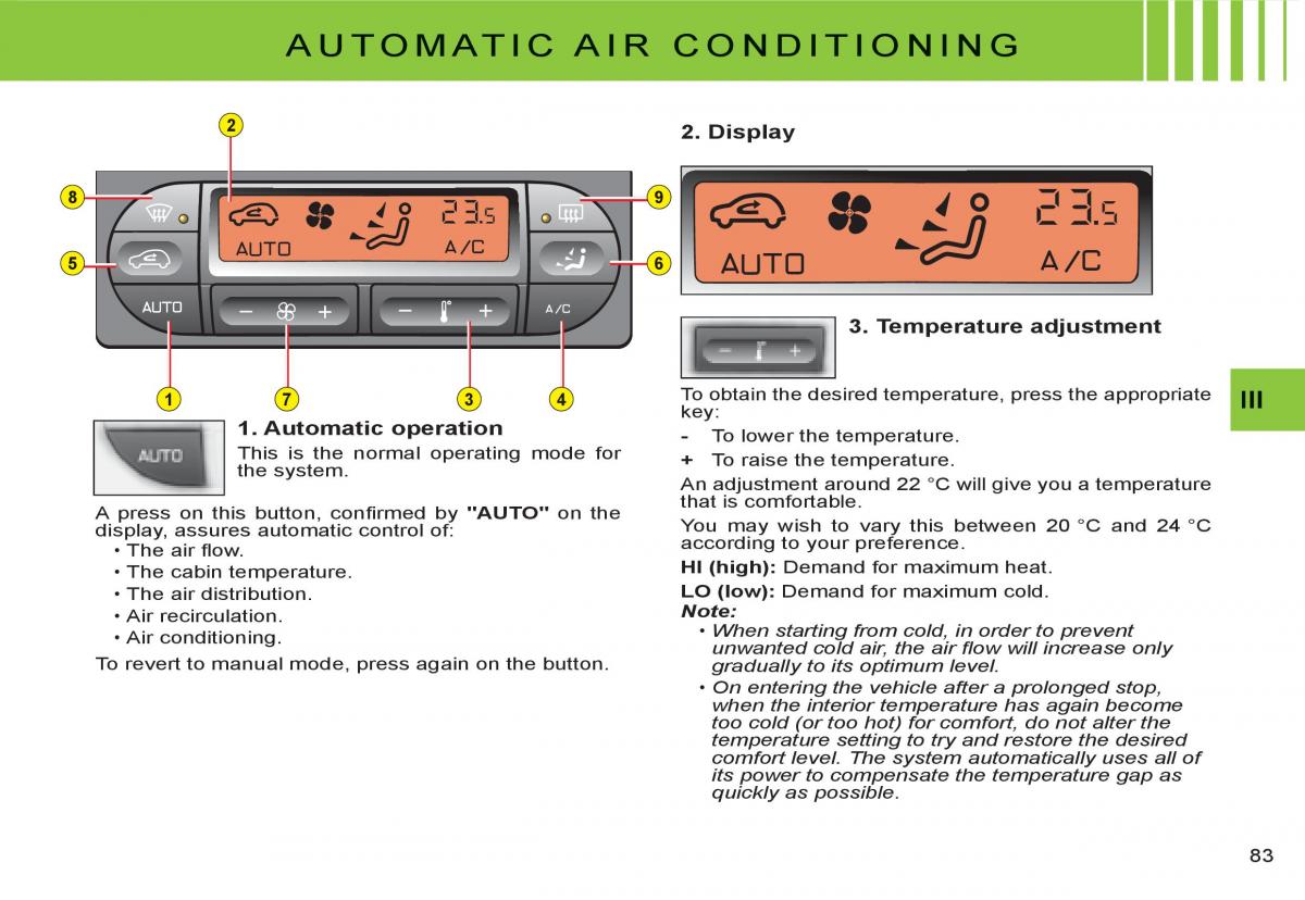 Citroen C3 I 1 owners manual / page 68