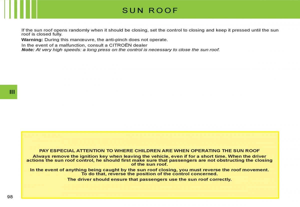 Citroen C3 I 1 owners manual / page 83