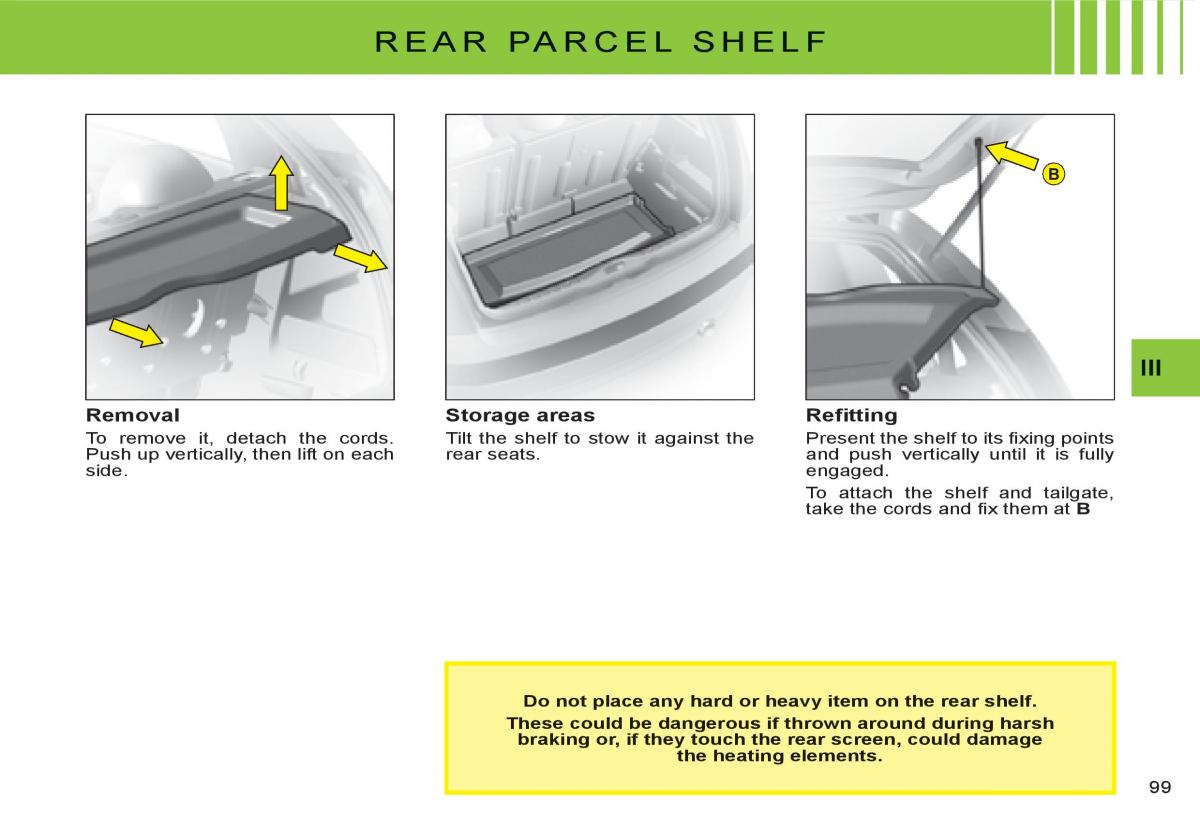 Citroen C3 I 1 owners manual / page 84