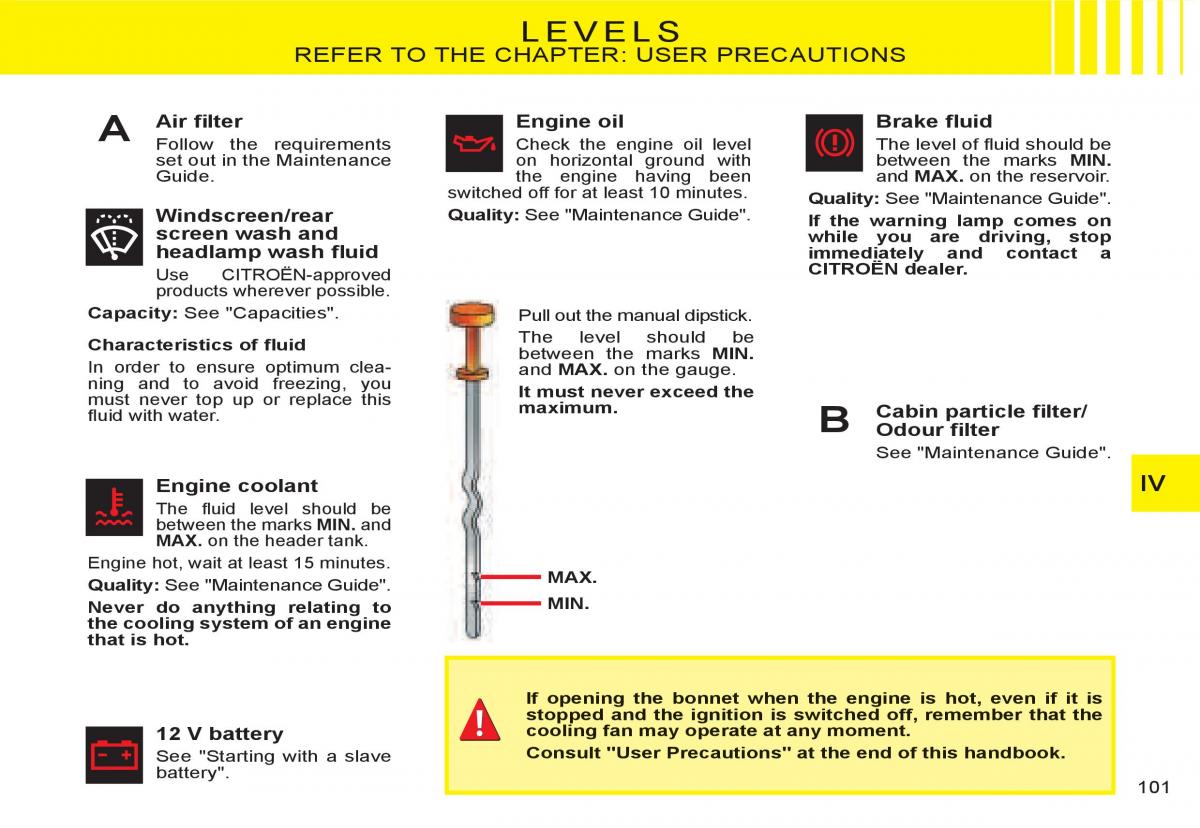 Citroen C3 I 1 owners manual / page 86