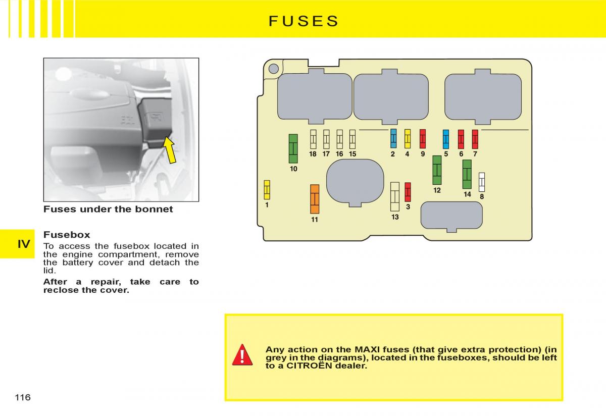 Citroen C3 I 1 owners manual / page 100