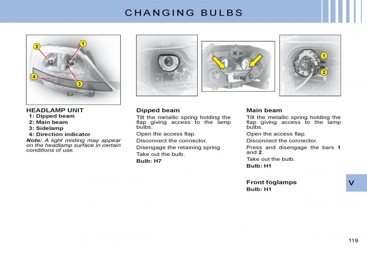 Citroen C3 I 1 owners manual / page 103