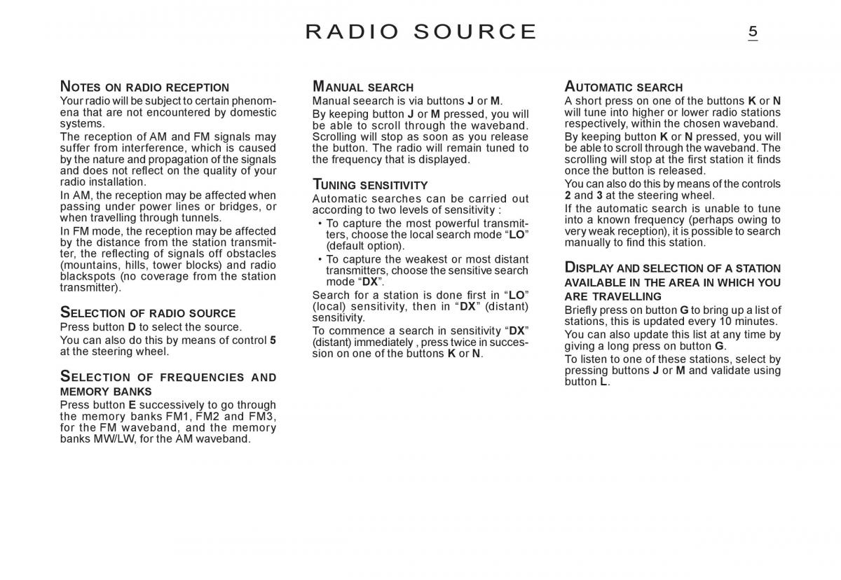 Citroen C3 I 1 owners manual / page 125