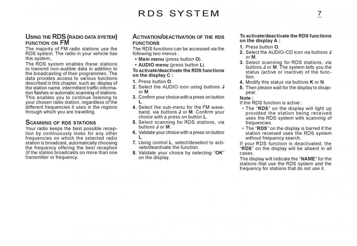 Citroen C3 I 1 owners manual / page 127