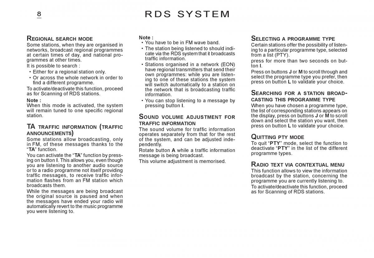 Citroen C3 I 1 owners manual / page 128