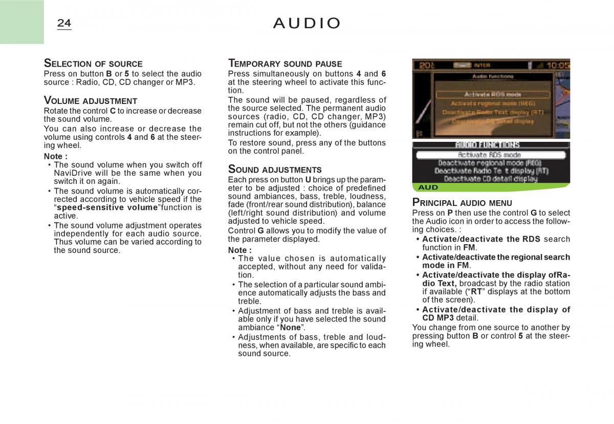 Citroen C3 I 1 owners manual / page 158