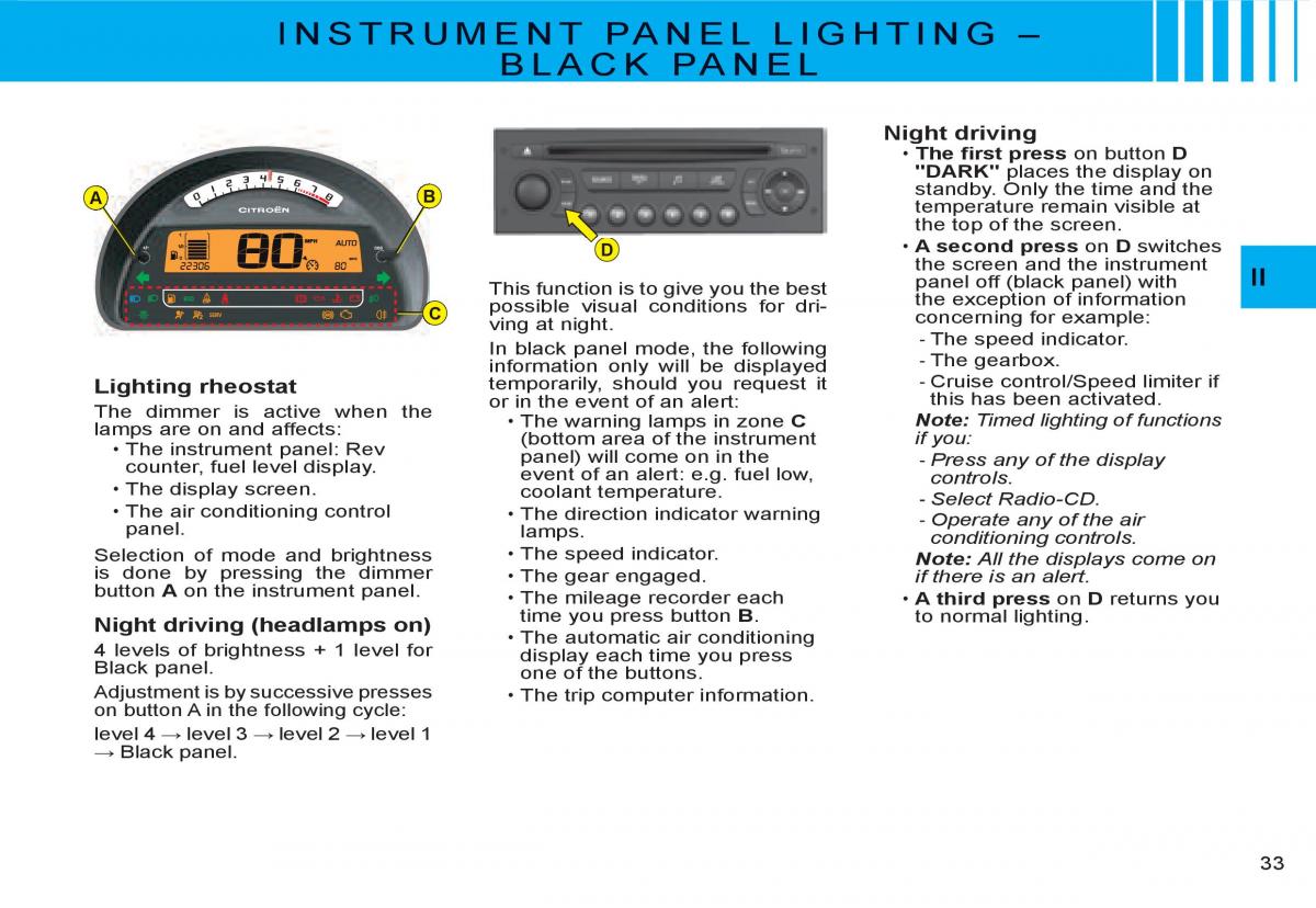 Citroen C3 I 1 owners manual / page 16