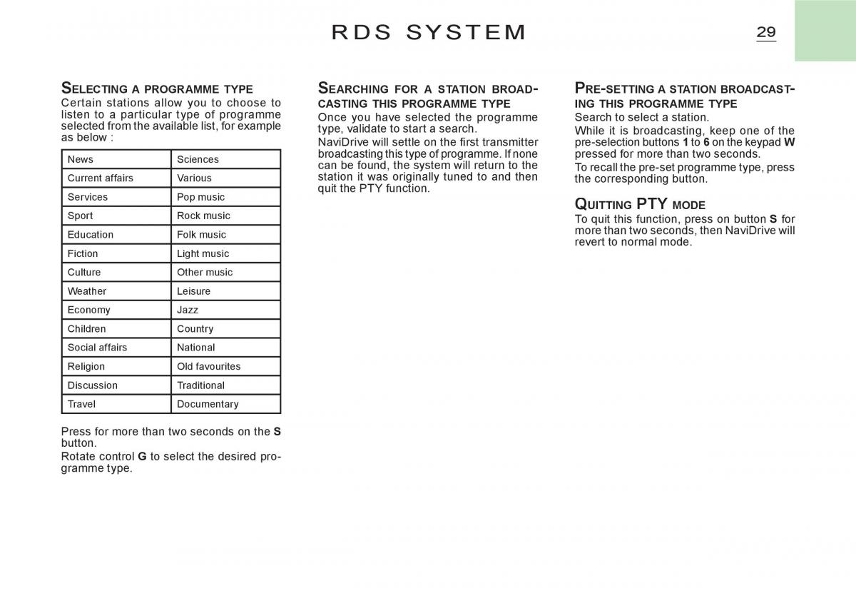 Citroen C3 I 1 owners manual / page 163