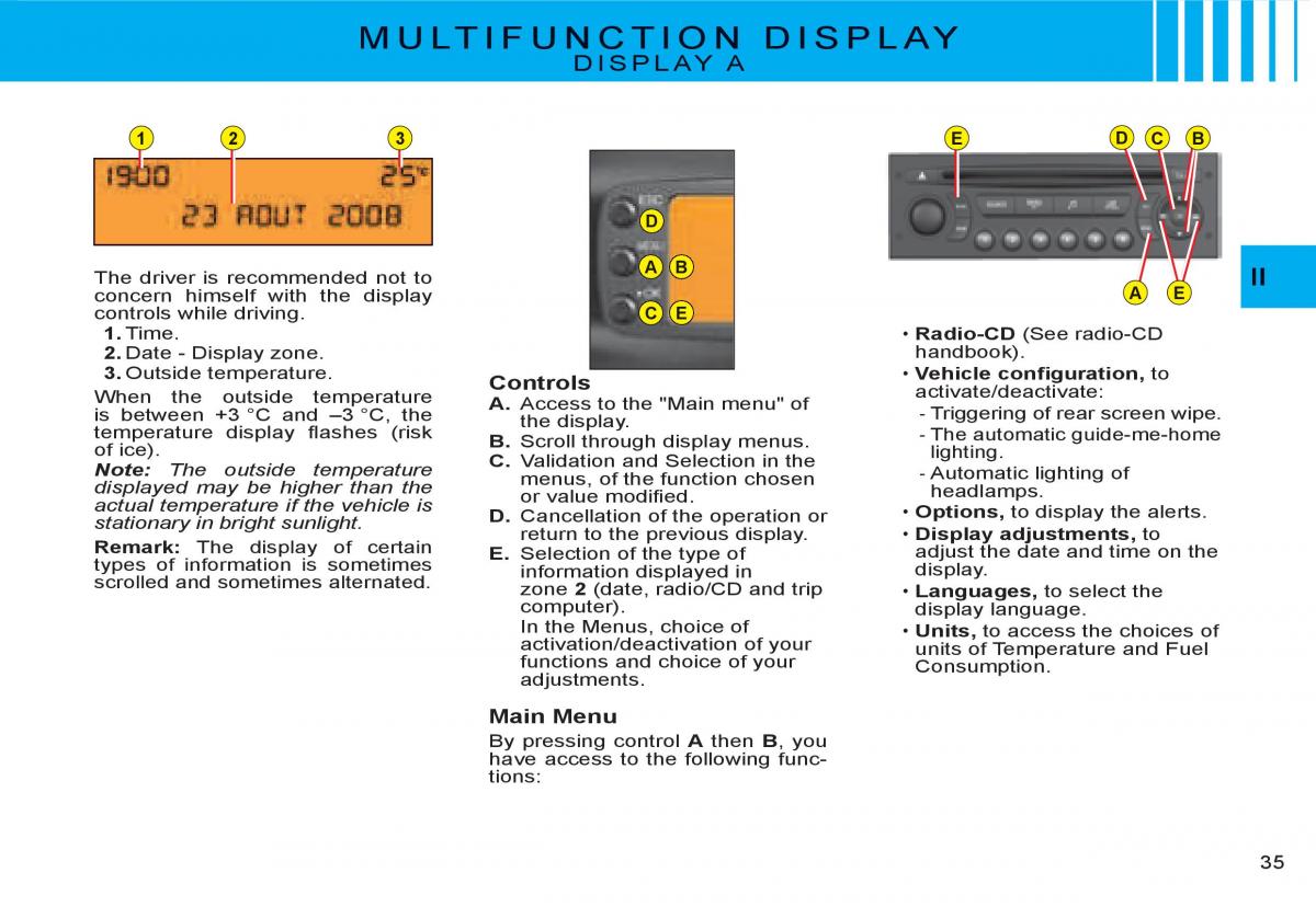 Citroen C3 I 1 owners manual / page 18