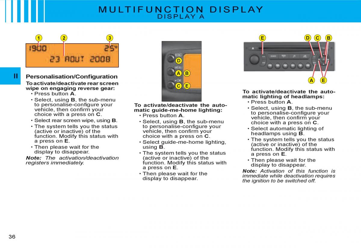 Citroen C3 I 1 owners manual / page 19