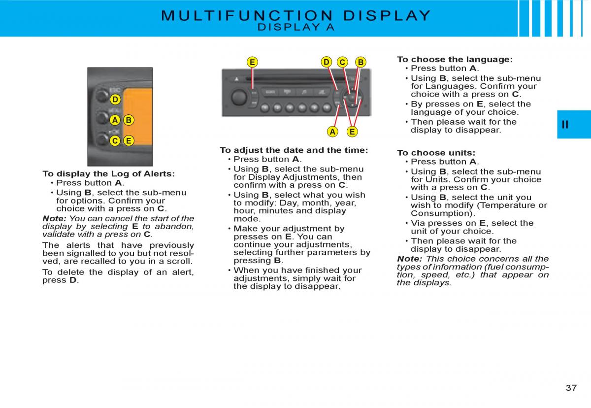 Citroen C3 I 1 owners manual / page 20