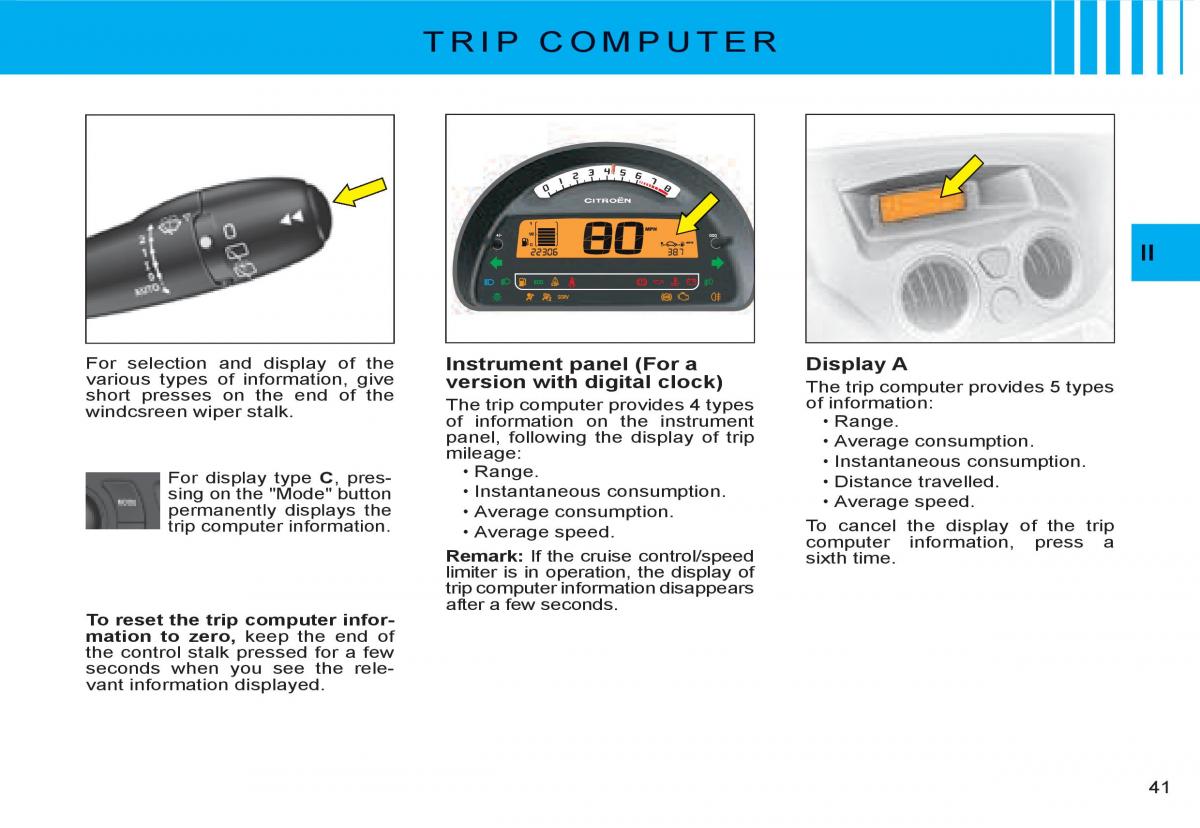 Citroen C3 I 1 owners manual / page 24