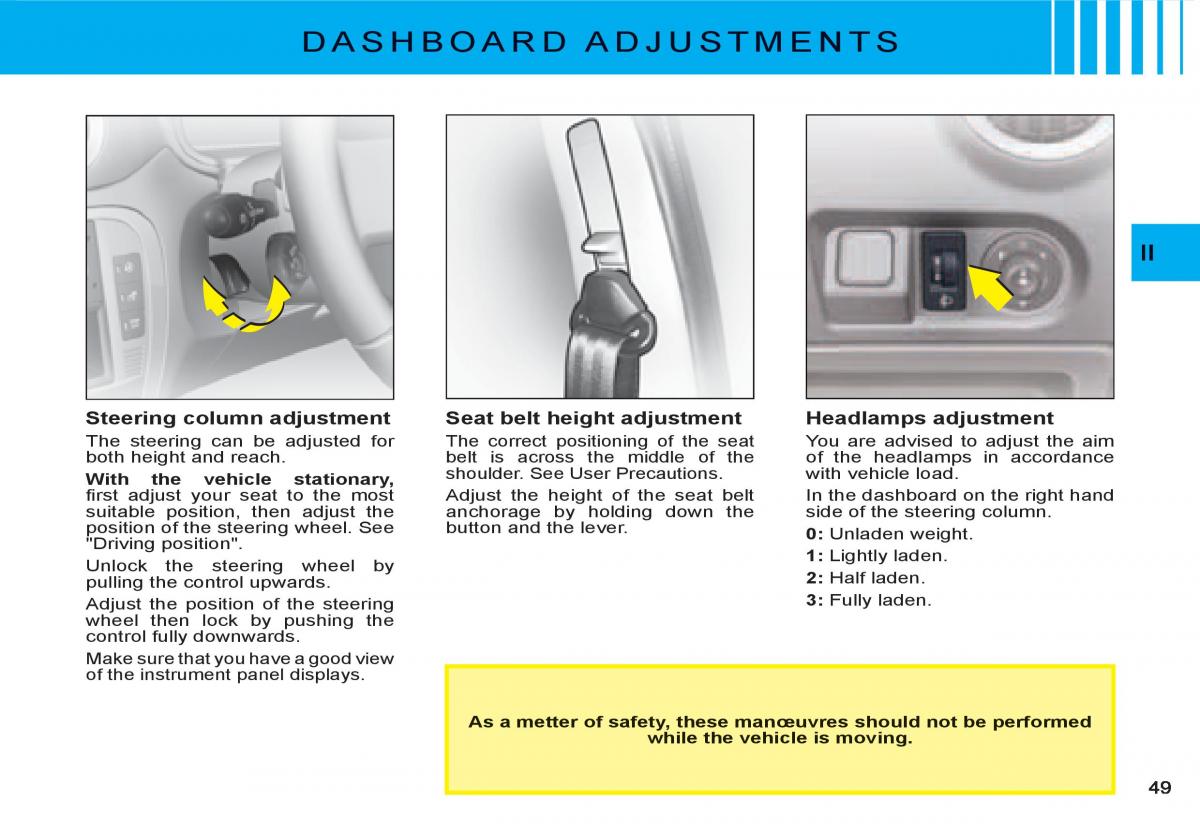 Citroen C3 I 1 owners manual / page 33