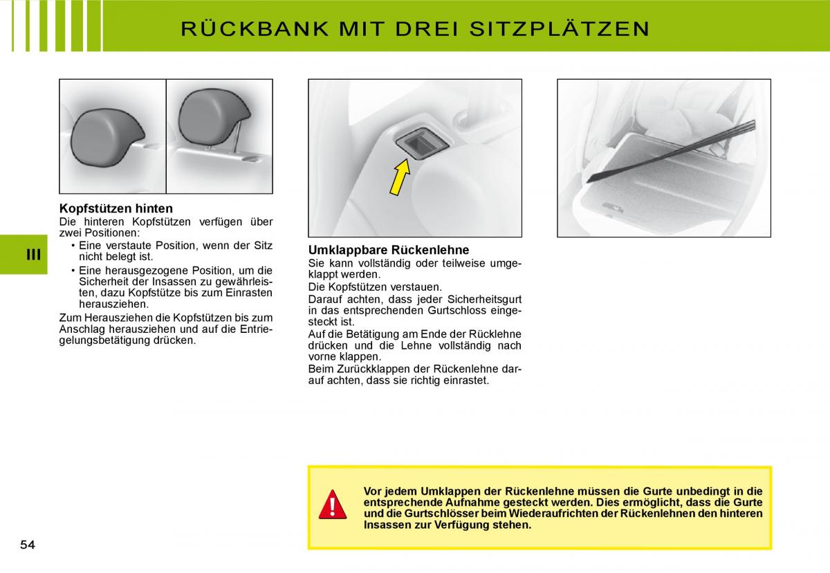 Citroen C3 II 2 Handbuch / page 55