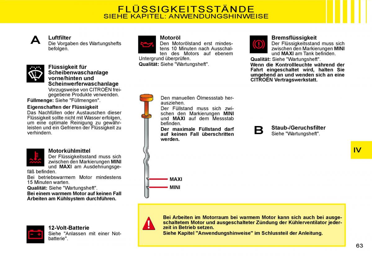 Citroen C3 II 2 Handbuch / page 63