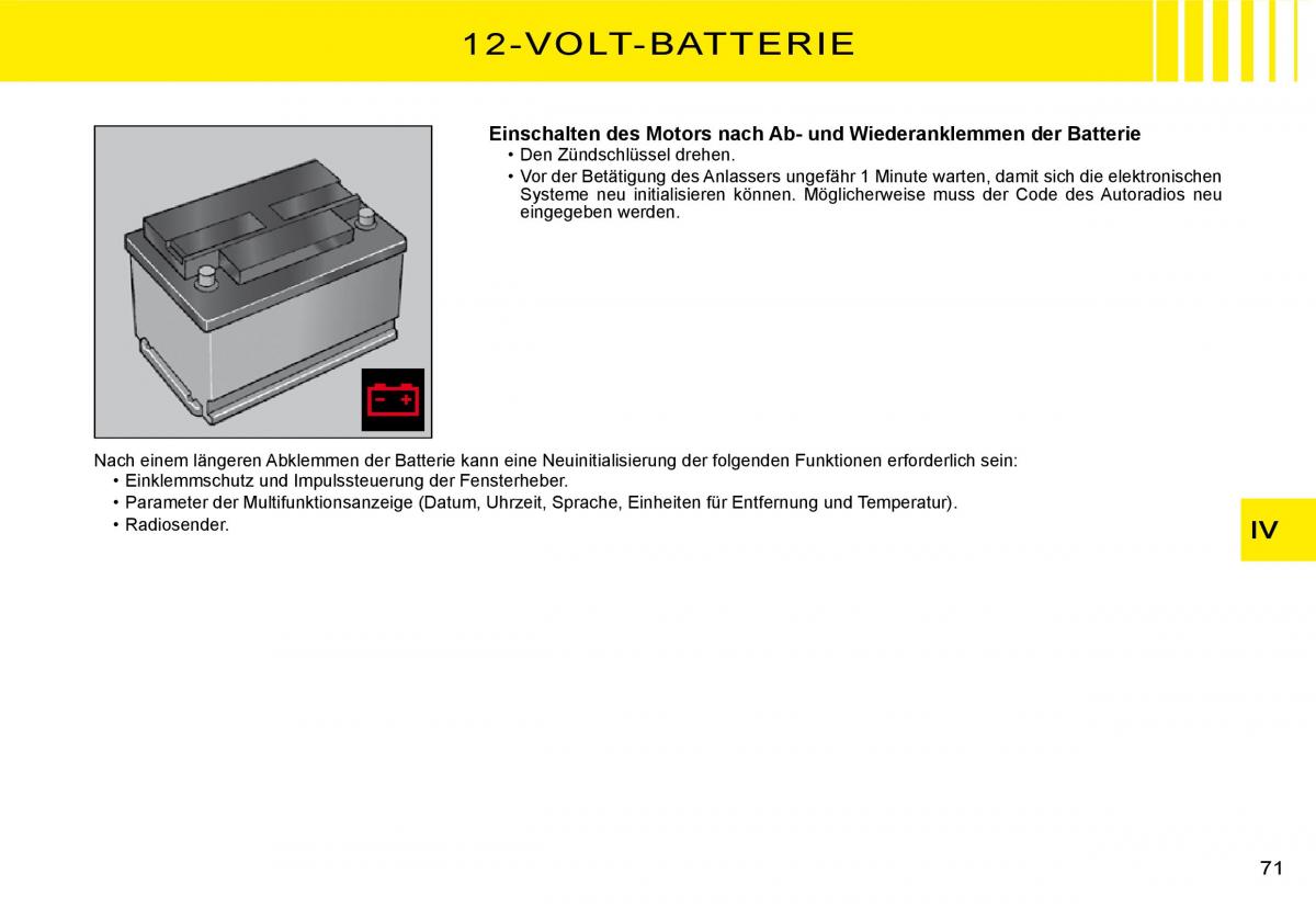 Citroen C3 II 2 Handbuch / page 71