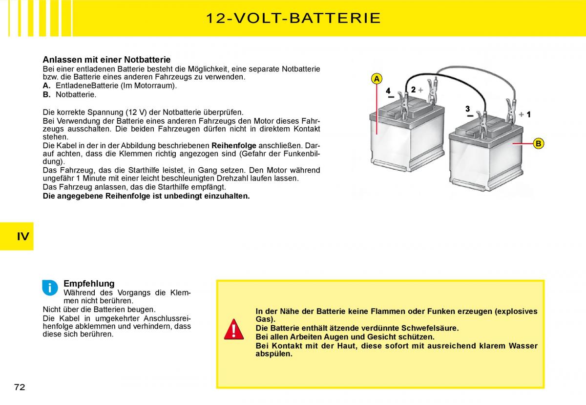 Citroen C3 II 2 Handbuch / page 72