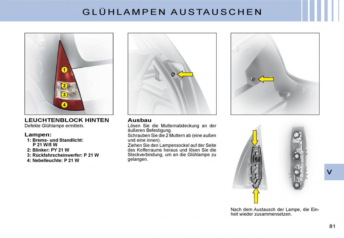 Citroen C3 II 2 Handbuch / page 81