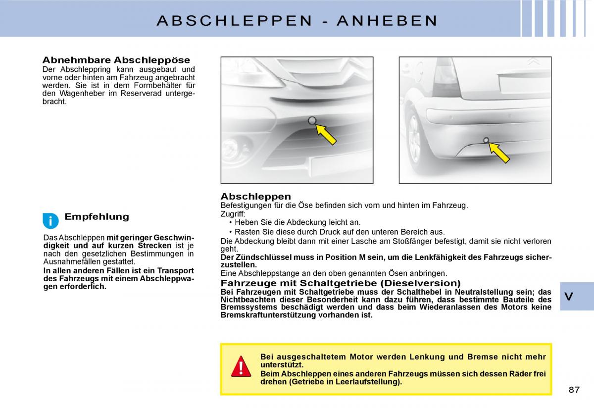 Citroen C3 II 2 Handbuch / page 87