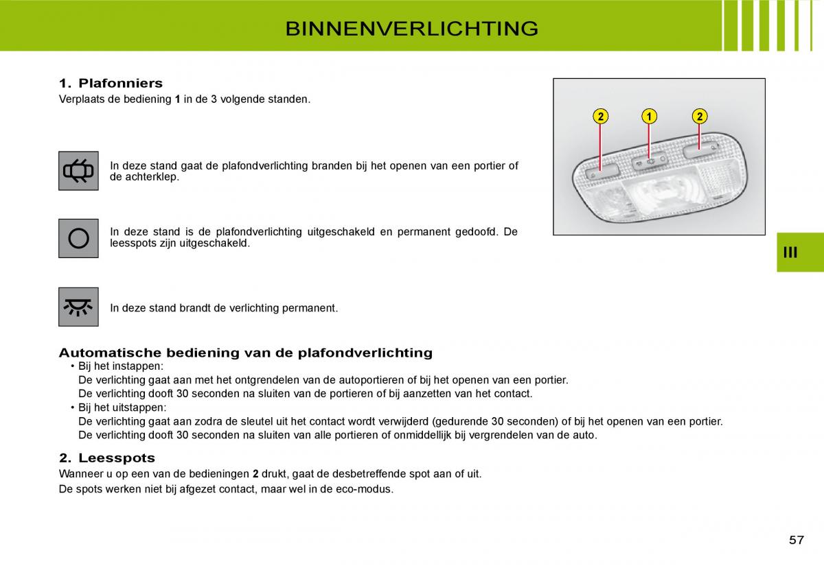 Citroen C3 II 2 handleiding / page 58