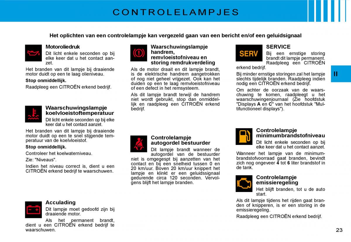 Citroen C3 II 2 handleiding / page 22