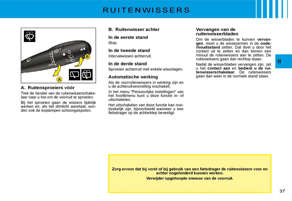 Citroen C3 II 2 handleiding / page 36