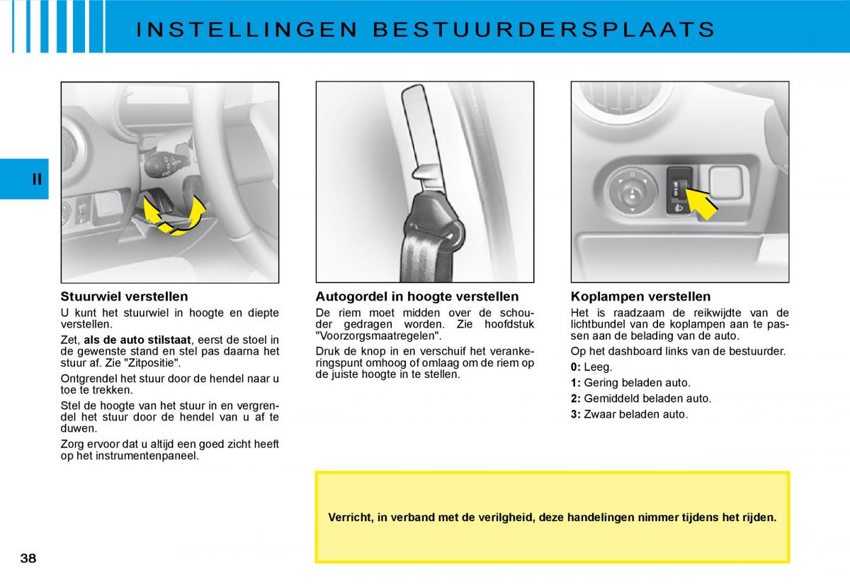 Citroen C3 II 2 handleiding / page 38