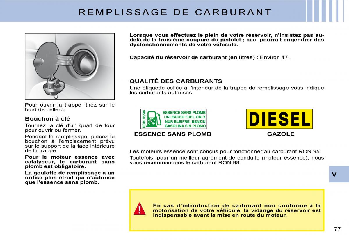 Citroen C3 II 2 manuel du proprietaire / page 72