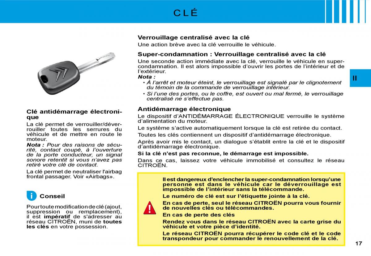 Citroen C3 II 2 manuel du proprietaire / page 14