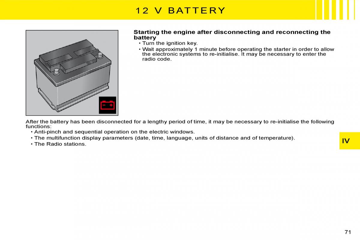 Citroen C3 II 2 owners manual / page 71