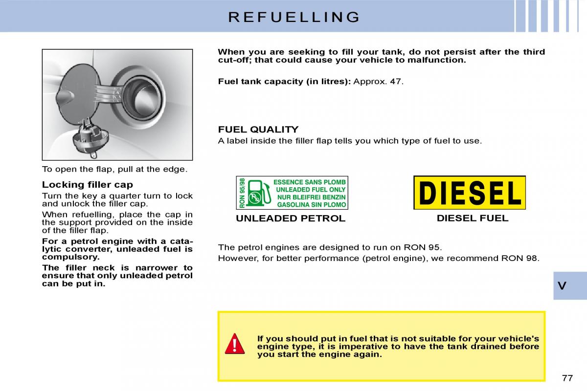 Citroen C3 II 2 owners manual / page 77