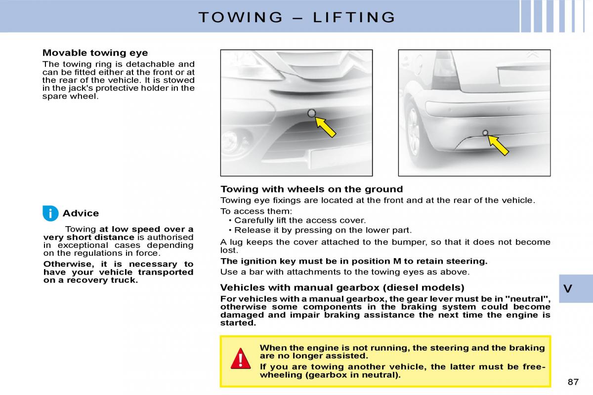 Citroen C3 II 2 owners manual / page 87