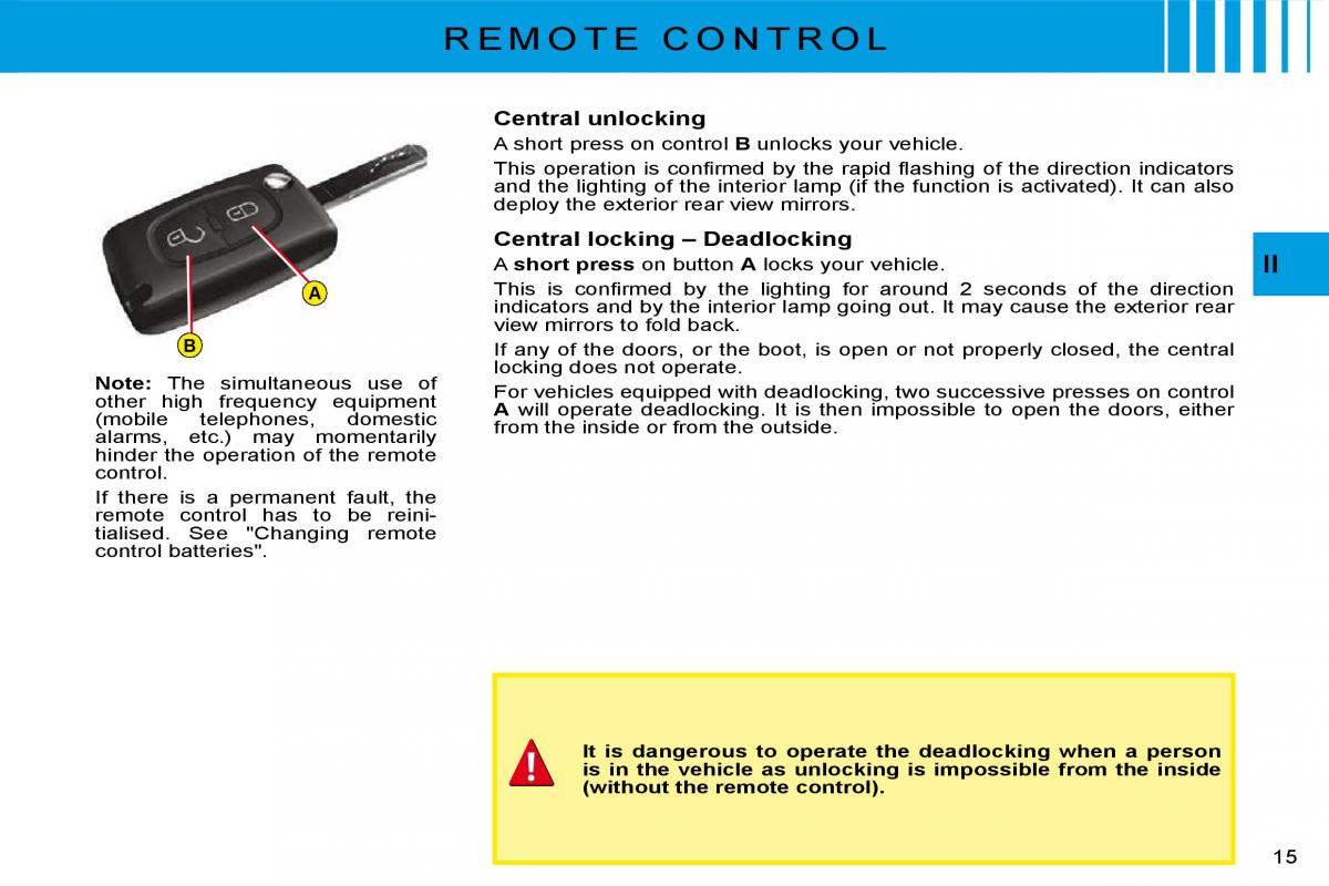 Citroen C3 II 2 owners manual / page 12