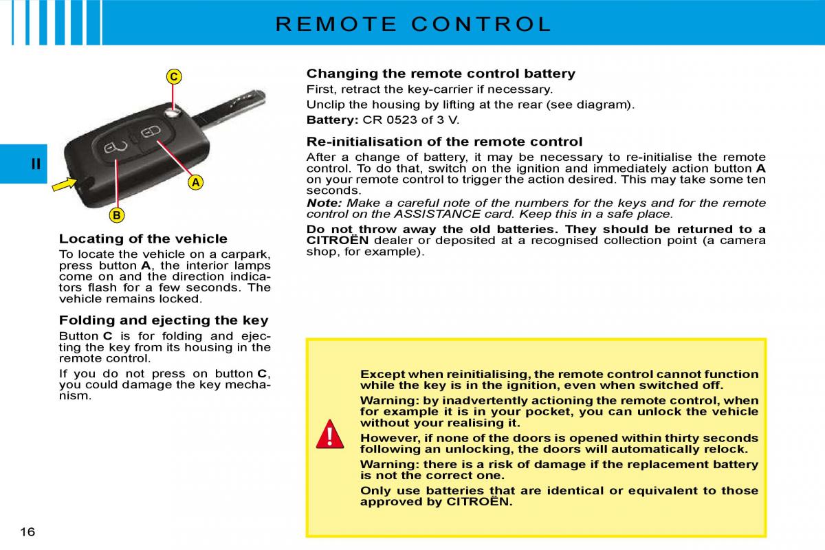 Citroen C3 II 2 owners manual / page 13