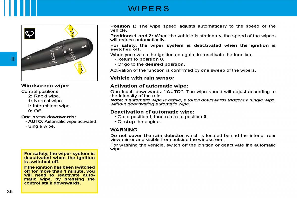 Citroen C3 II 2 owners manual / page 35