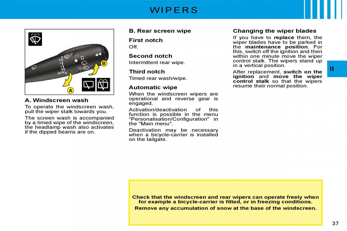 Citroen C3 II 2 owners manual / page 37