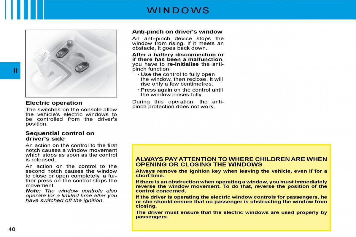 Citroen C3 II 2 owners manual / page 40