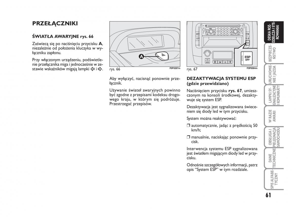 Fiat Scudo II 2 instrukcja obslugi / page 65