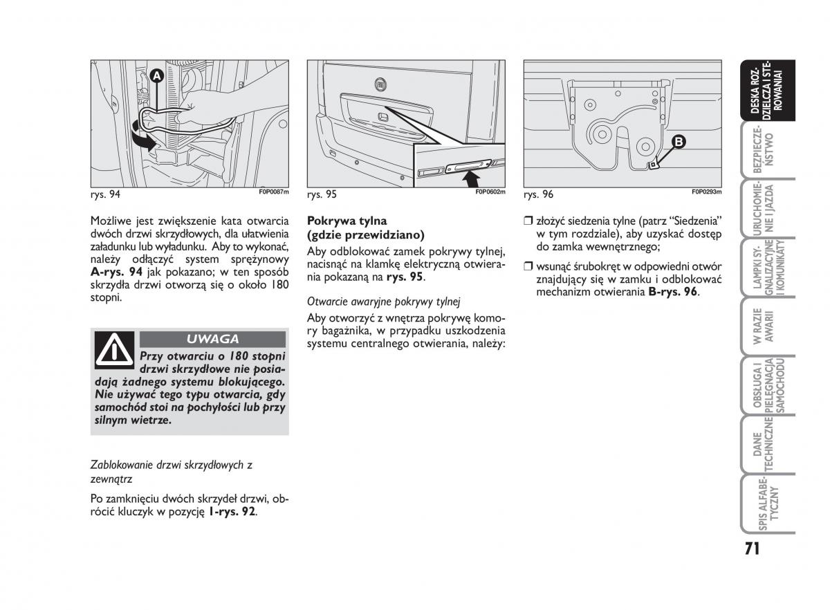 Fiat Scudo II 2 instrukcja obslugi / page 75